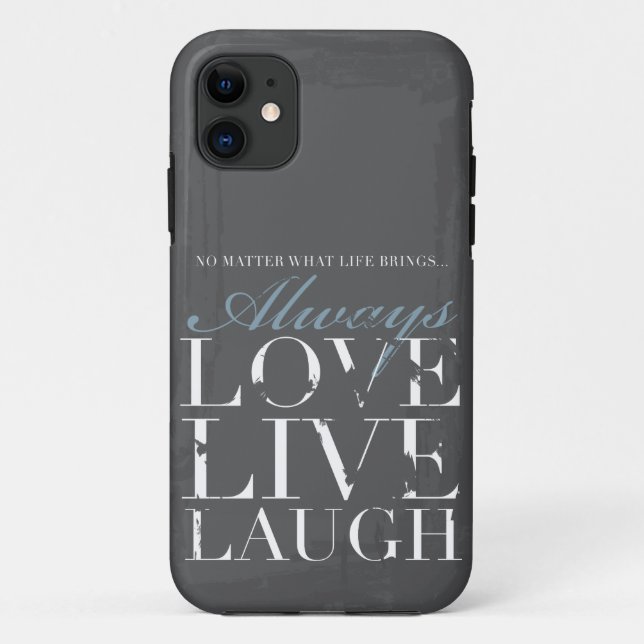 Always Love, Live, Laugh - Grunge Gray Cover (Back)