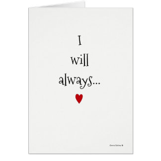Always Love You Anniversary Card