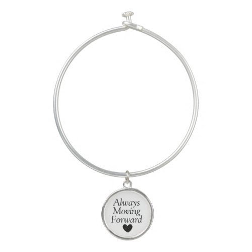 Always Moving Forward Bangle Bracelet