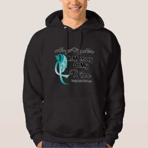 Always My Hero In Memory Mom - Ovarian Cancer Hoodie