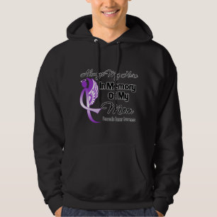Always My Hero In Memory Mom - Pancreatic Cancer Hoodie