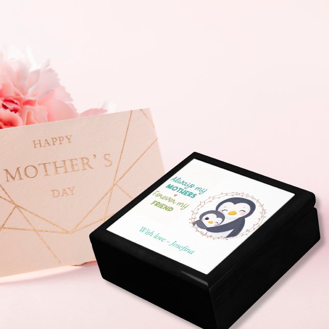 Always my Mother - Penguin Mum & Baby Keepsake Box (Always my Mother - Penguin Mum & Baby Keepsake Box)