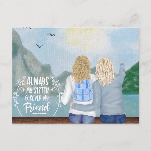 Always My Sister Postcard