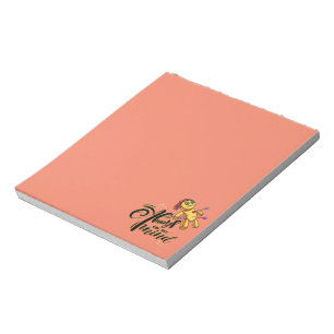 Always on My Mind Funny Halloween Voodoo Doll Notepad