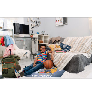 Always on Point Basketball Rug