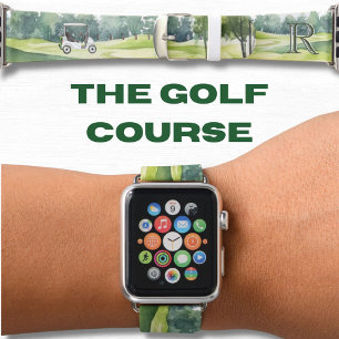 Always on the Golf Course with Monogram Apple Watch Band