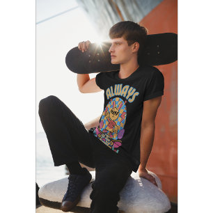 Always On The Hunt Skateboard Bunny T-Shirt