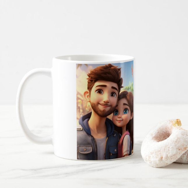 "Always on Your Side" Coffee Mug (With Donut)