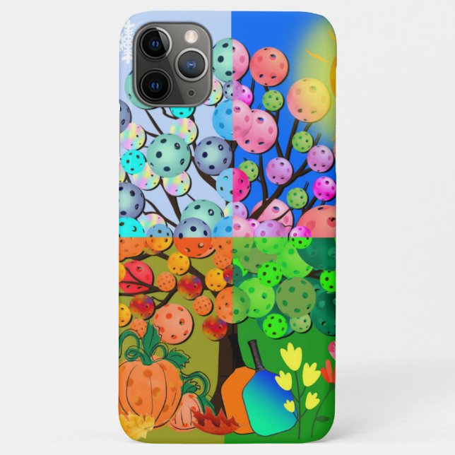 Always Pickleball Season Winter Spring Summer Fall Case-Mate iPhone Case (Back)