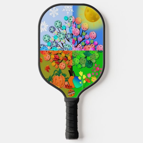 Always Pickleball Season Winter Spring Summer Fall Pickleball Paddle