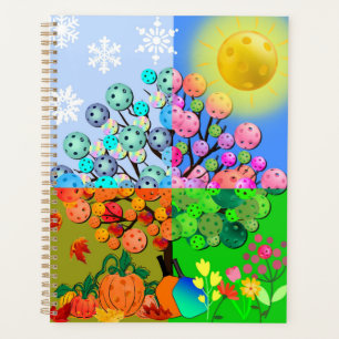 Always Pickleball Season Winter Spring Summer Fall Planner