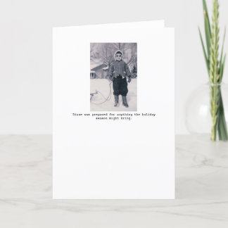 Always Prepared Holiday Greeting Card