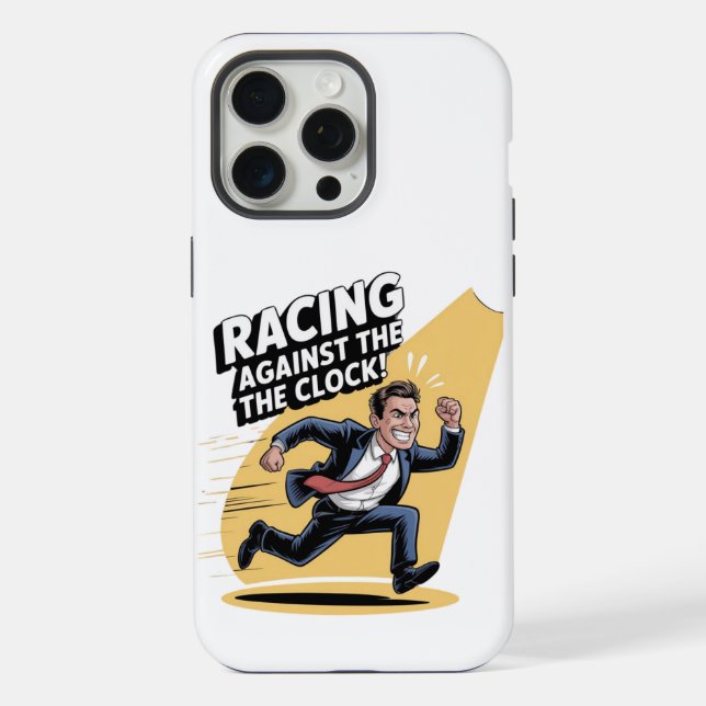 Always Racing Against the Clock iPhone Case (Back)