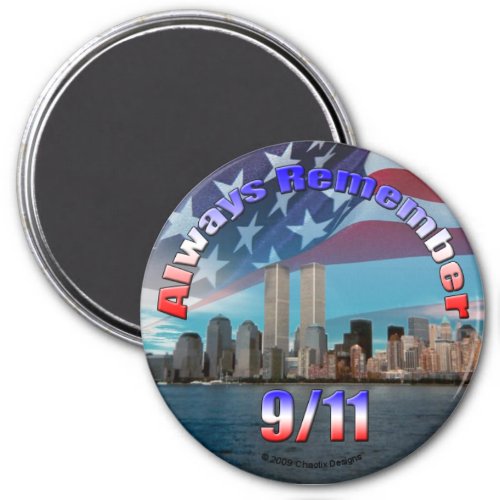 Always Remember 911 Magnet