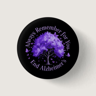 Always Remember: For You, End Alzheimer's  Button