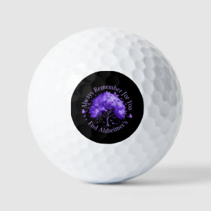 Always Remember: For You, End Alzheimer's  Golf Balls