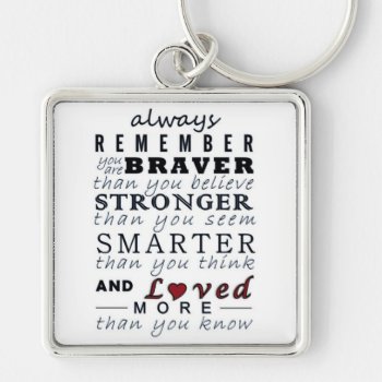 Always Remember Keychain by shopjphelps at Zazzle