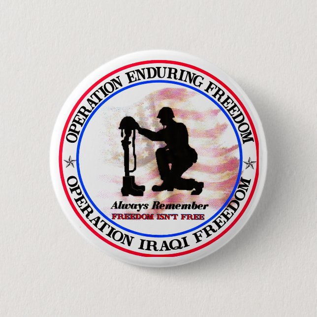 Always Remember.png Pinback Button (Front)