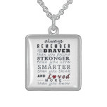 Always Remember Sterling Silver Necklace at Zazzle
