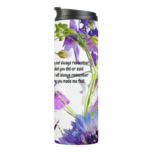 "Always Remember"  Thermal Tumbler (Rotated Right)