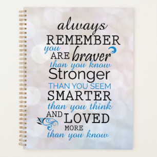 Always Remember You Are Braver Planner