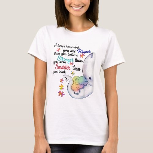 Always Remember You Are Braver Than You Believe Au T_Shirt