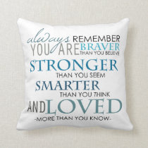 Always Remember You Are The Best Text Pillow Always Remember You Are The Best Text Pillow