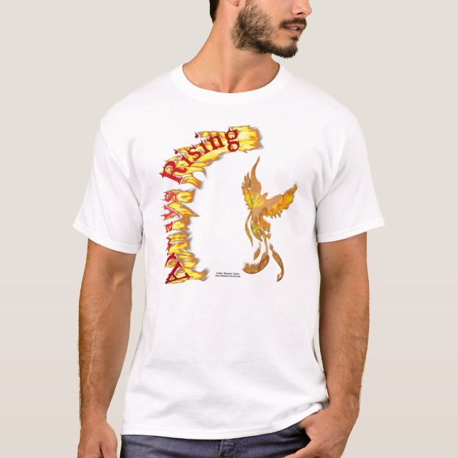 Always Rising Phoenix Men's Tee (Front)