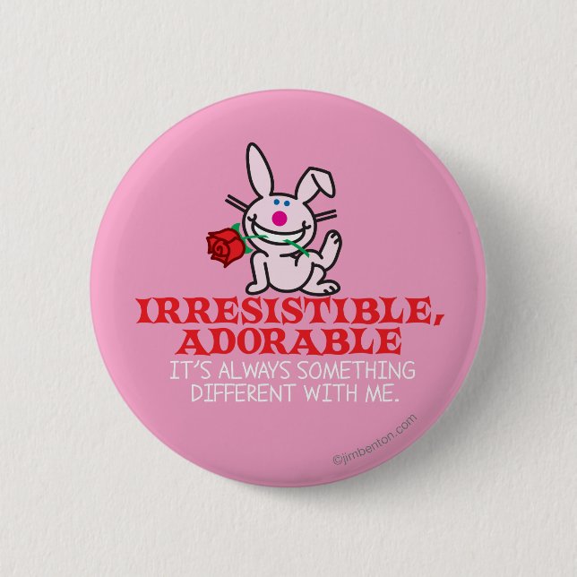 Always Something Different Pinback Button (Front)