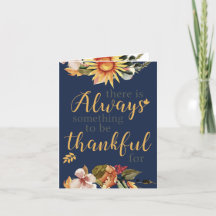 "Always something to be thankful for" Quote