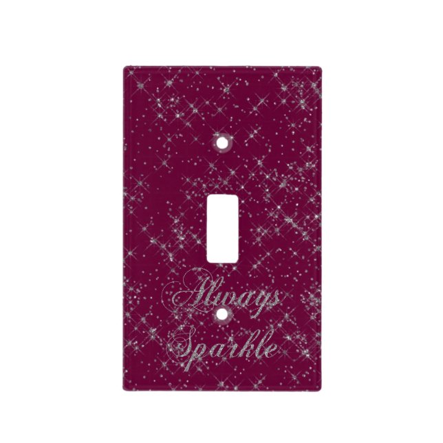Always Sparkle Light Switch Cover (Front)