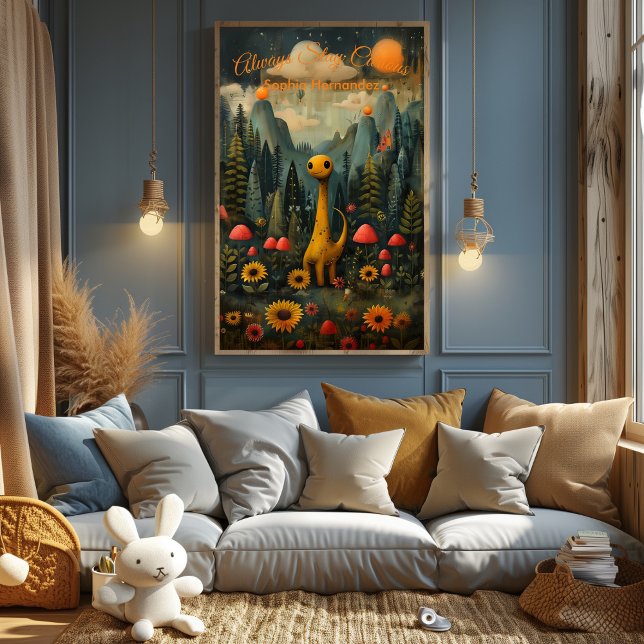 Always Stay Curious - Inspiring Children's Poster (Creator Uploaded)