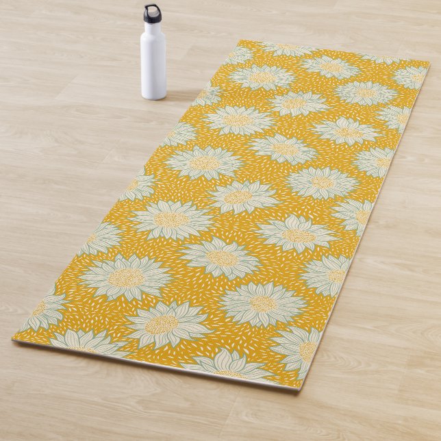 Always sunflowers yellow yoga mat (In Situ)