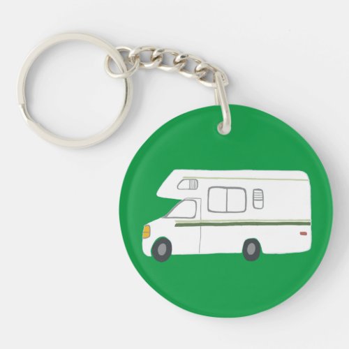 ALWAYS TAKE THE SCENIC ROUTE Motorhome Camping RV Keychain
