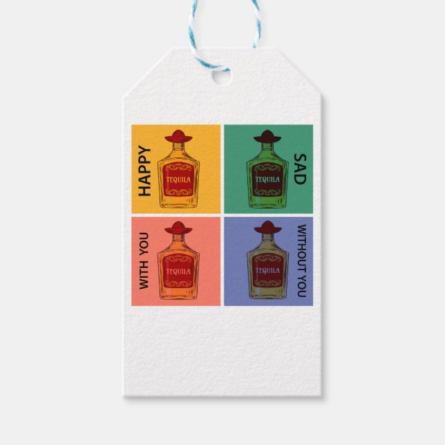 Always Tequila  Gift Tags (Front)