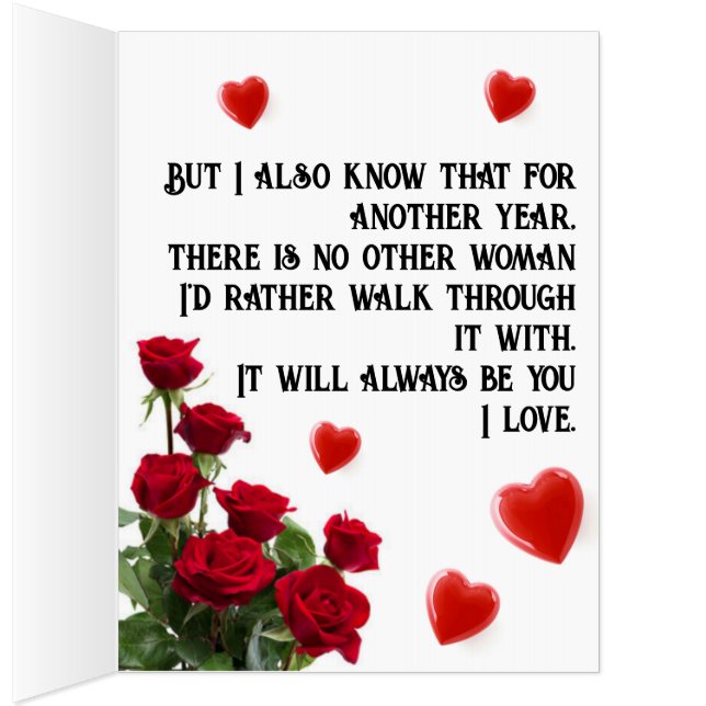 Always the one I love Card (Inside (Right))