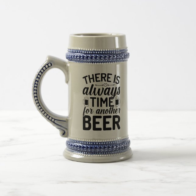 Always time beer stein (Left)