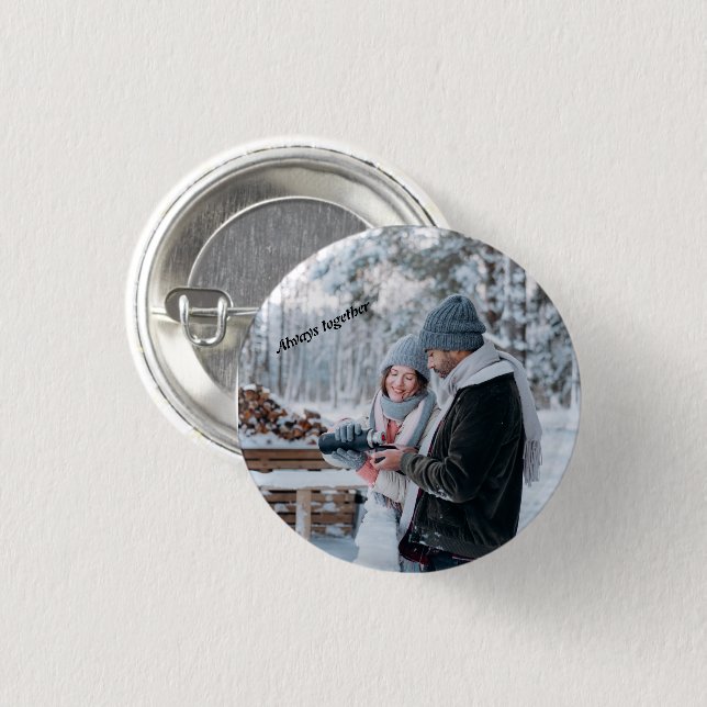 Always together metal print acrylic print button (Front & Back)