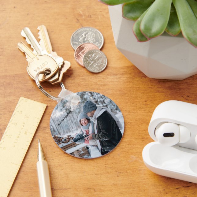 Always together metal print acrylic print keychain (Desk)