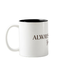 Always Together You & Me Coffee Mug - Minimalist R