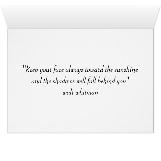 always toward the sunshine (Inside Horizontal (Bottom))