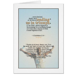 Always Triumphant - II Corinthians 2:14 Cards