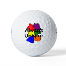 Always Unique Autism Golf Balls