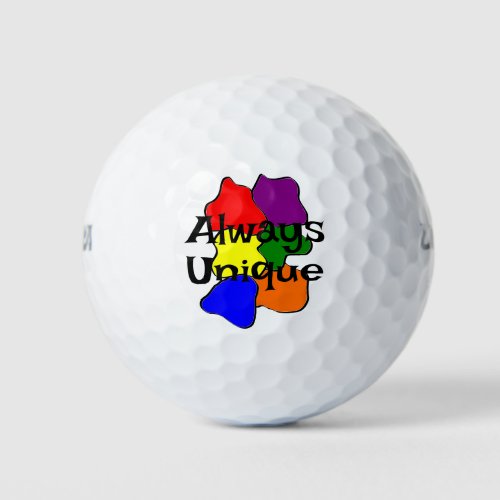 Always Unique Autism Golf Balls