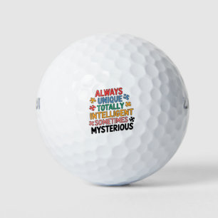 Always Unique Totally Intelligent Sometimes   Golf Balls