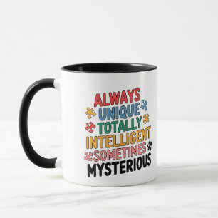 Always Unique Totally Intelligent Sometimes   Mug