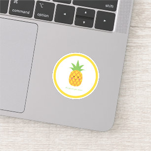 Always Wear Your Crown Punny Pineapple Sticker