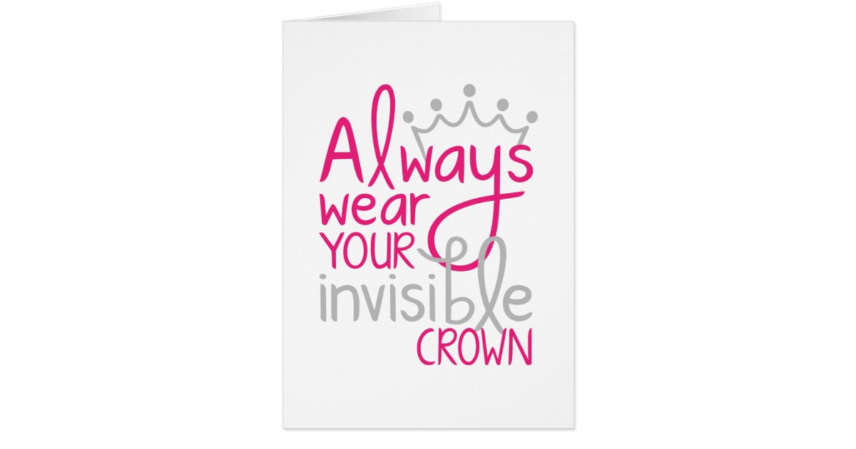 Always Wear Your Invisible Crown Quote - Orange Cutting Board by