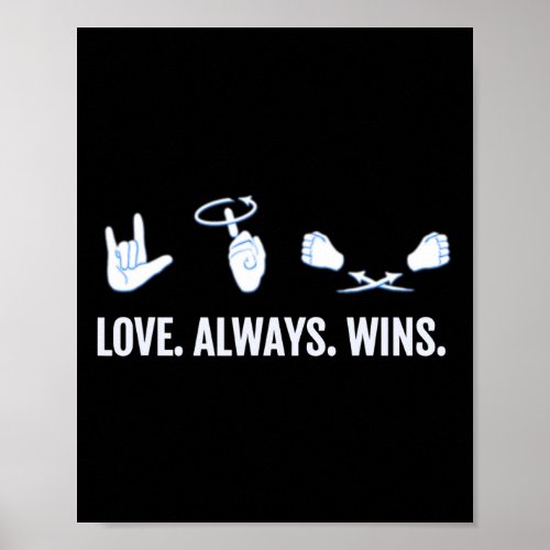 Always Wins Asl Deaf Awareness Sign Language 