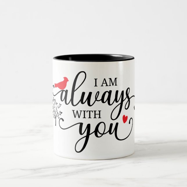 Always With You/Memorial Cardinal Two-Tone Coffee Mug (Center)